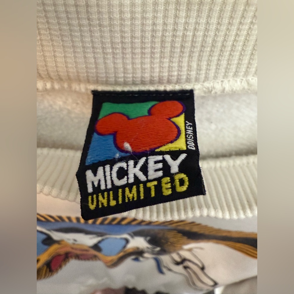 Vintage Disney Mickey Mouse Graphic Crewneck Sweatshirt | Large - Picture 3 of 6
